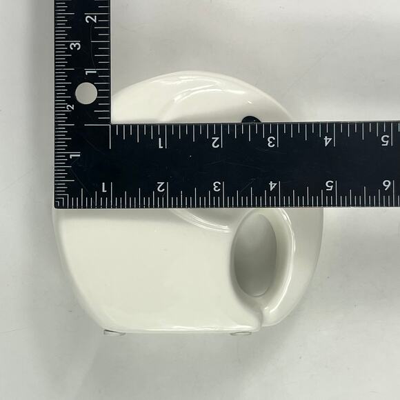 White Elephant 5" Bamboo Planter Vase Unique Minimalist Animal Home Office Decor - Picture 10 of 11